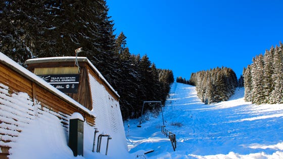 Rodelbahn und Ski-Alpinum